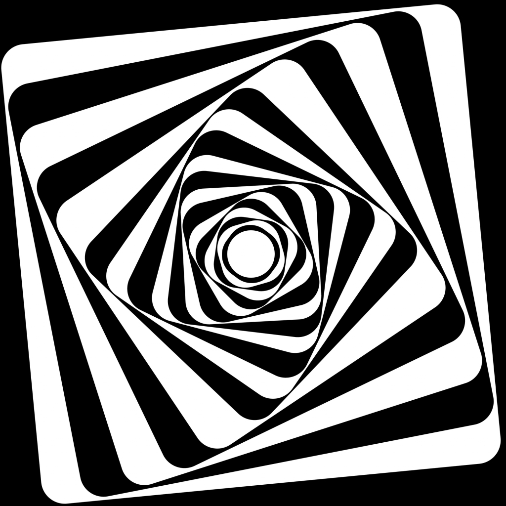 Op-art - geometriai játék haladóknak